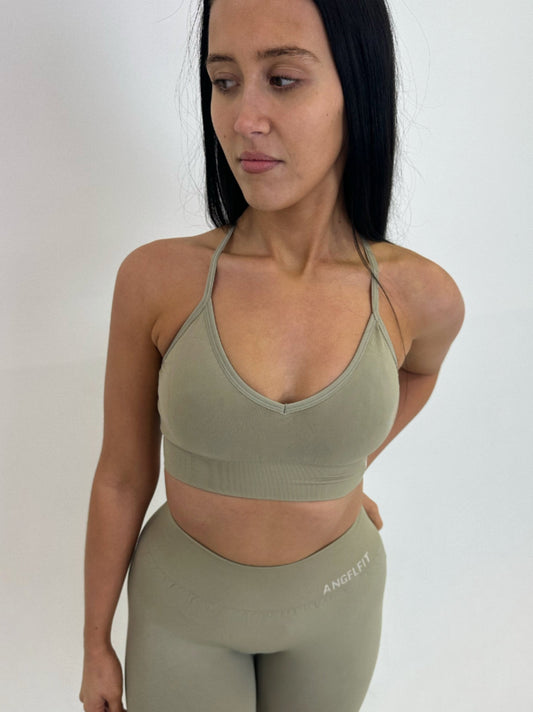 The Classic Bralette - Olive Tree