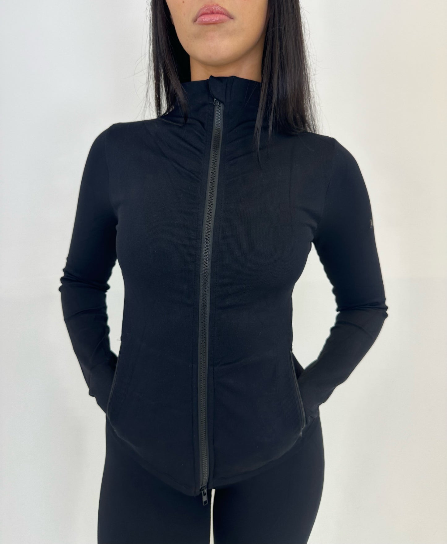 Body Shaping Sport Jacket - Black Berry