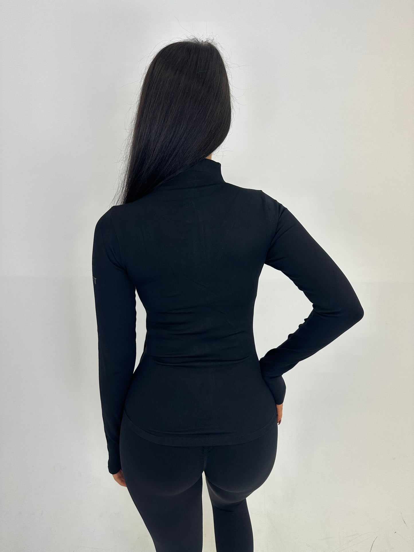 Body Shaping Sport Jacket - Black Berry