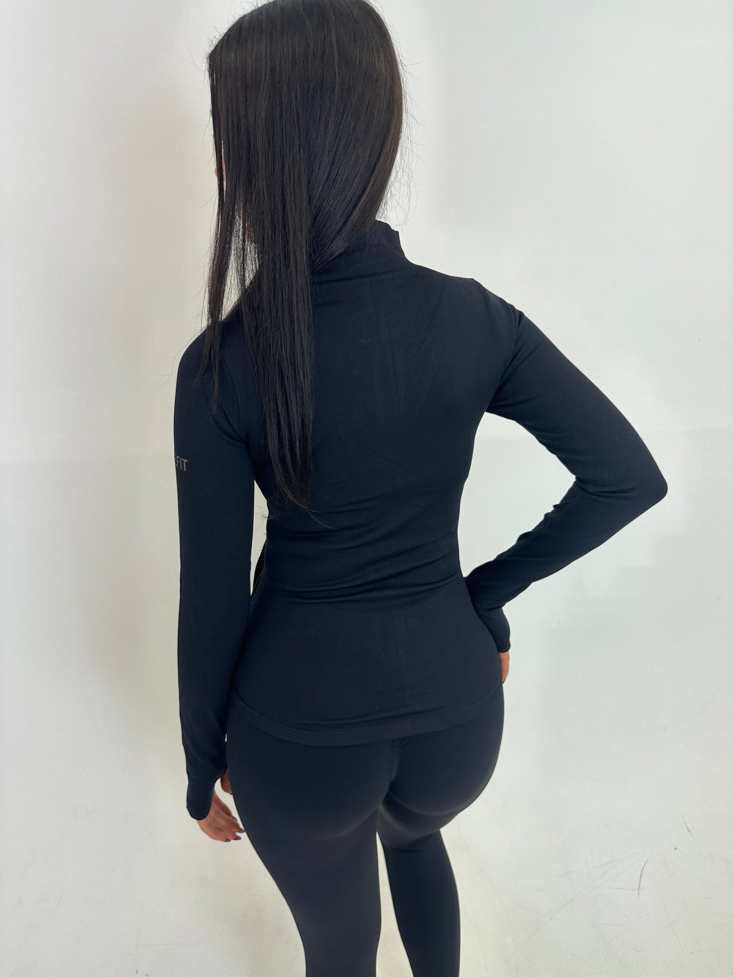 Body Shaping Sport Jacket - Black Berry